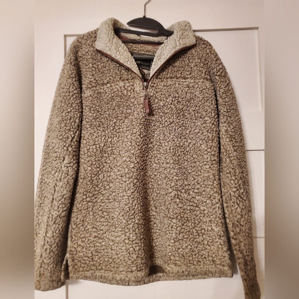 A Light Brown Sherpa True Grit Jacket